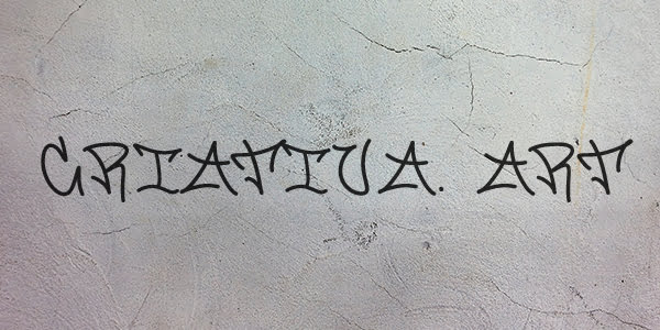 Fonte estilo grafite graffiti font