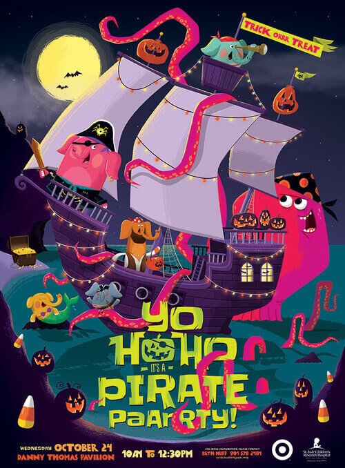 pirates poster Christopher Lee artista desenho vetorial 1