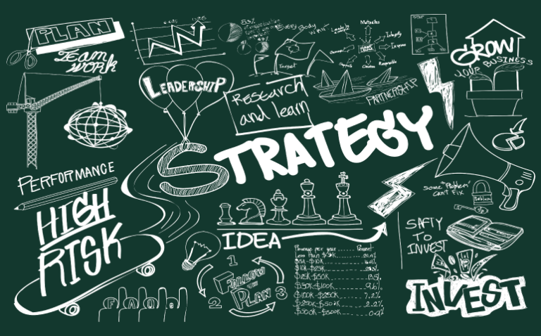 Sketchnotes sobre estratégia